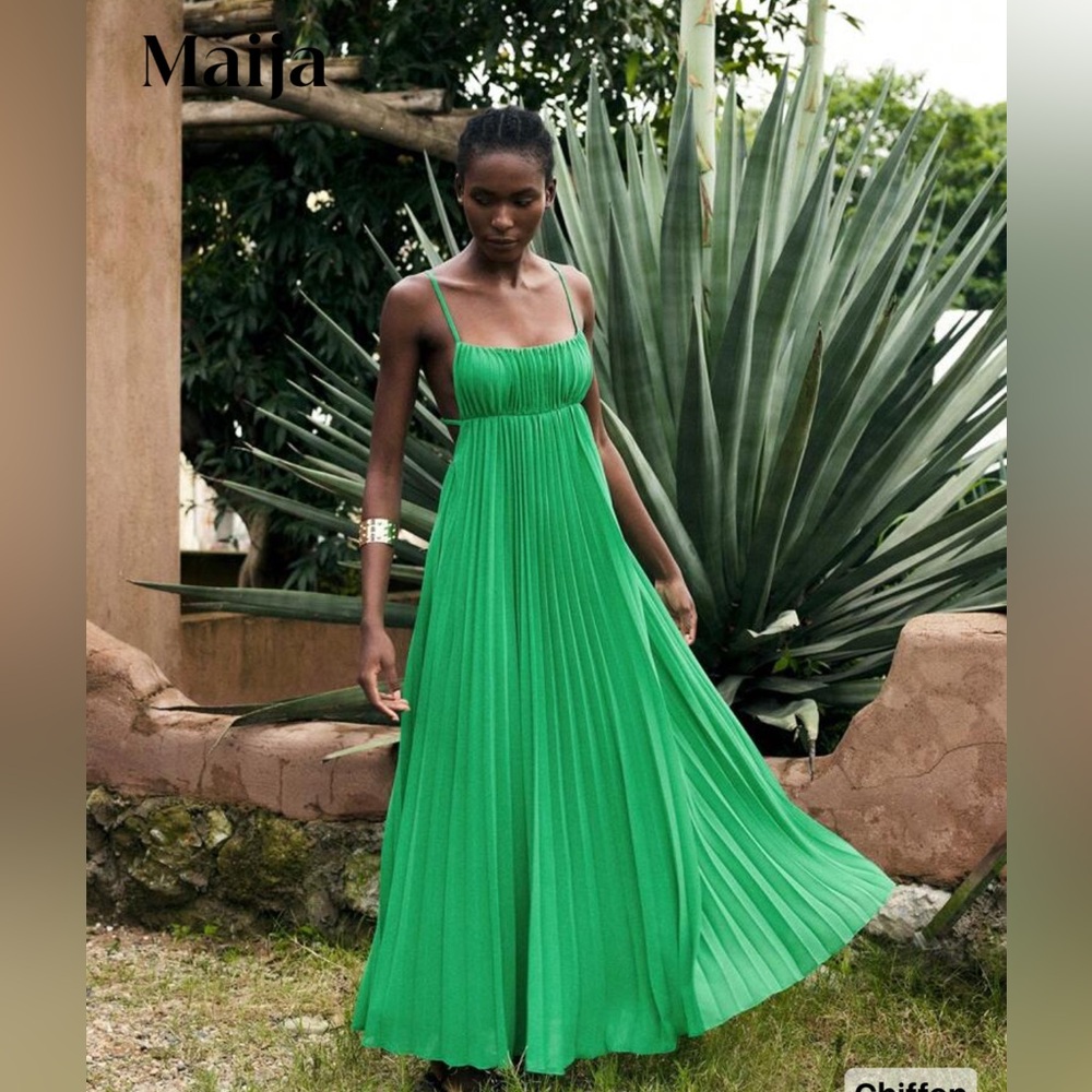 SHEIN Maija breezy chiffon dress